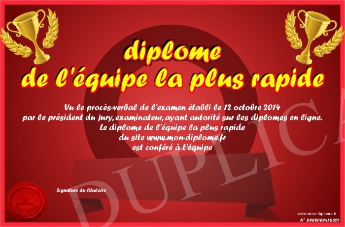 diplome rapide